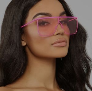 Neon Pink Sunglasses EUC